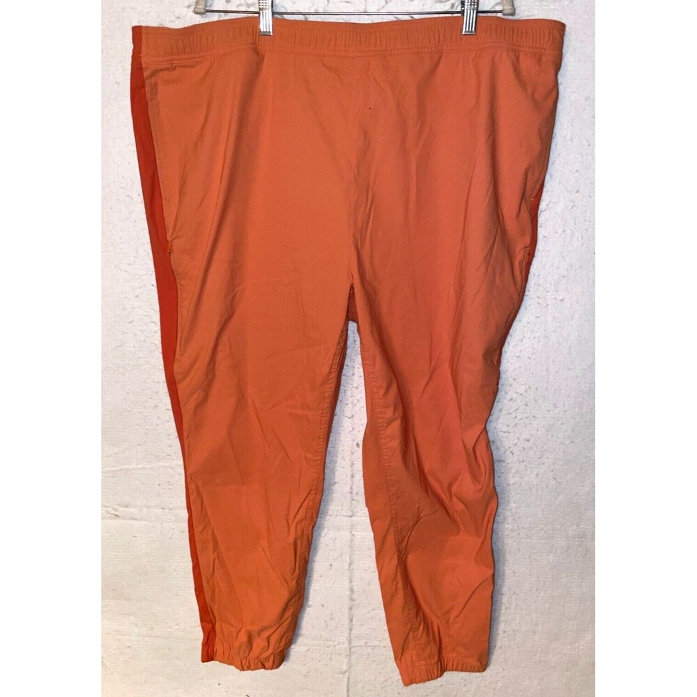 Eddie Bauer Womens Plus 24W First Ascent Pants Orange Pocket 46x28